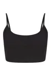 Kurzes, umweltfreundliches Damen-Top Black