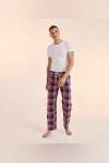 Men's tartan lounge trousers