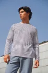 Langärmeliges gestreiftes t-shirt White / Oxford Navy