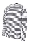 Langärmeliges gestreiftes t-shirt White / Oxford Navy