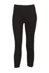 Women's 3/4 Length Leggings Black