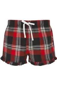 Women's Tartan Frill Lounge Shorts