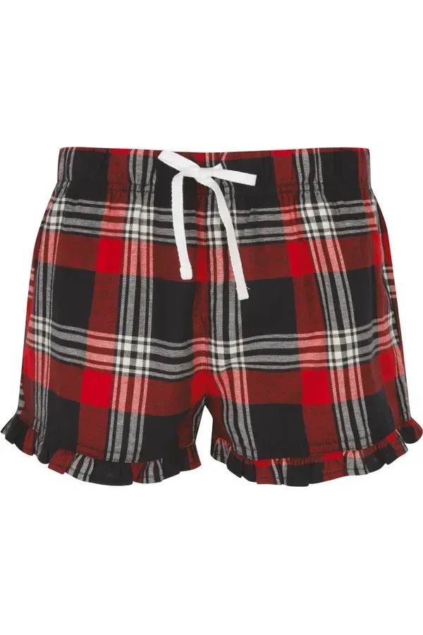 Women's Tartan Frill Lounge Shorts