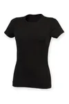 Women's Feel Good Stretch Crew Neck T-Shirt Black