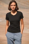 Ladies Stretch V-Neck T-Shirt