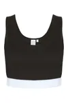 Women's Fashion Crop Top Black / White