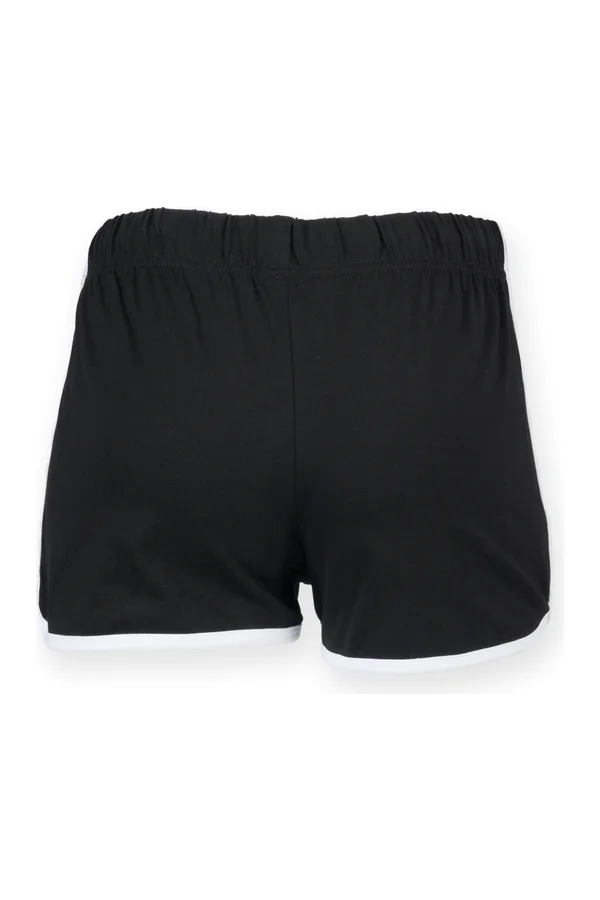 Kids retro short Black / White