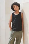 Kinder-stretchhemd Black