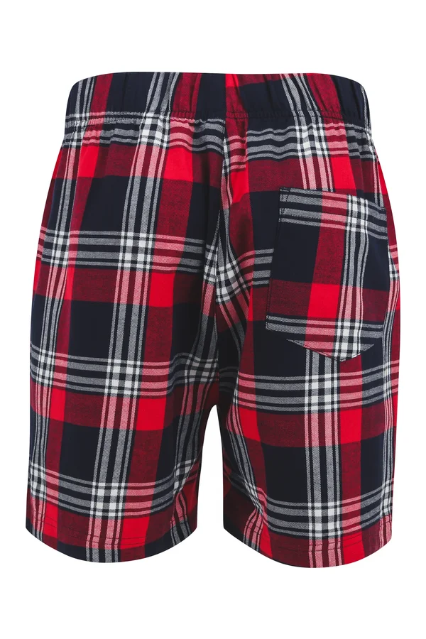 Shorts mit Tartanmuster Red / Navy Check
