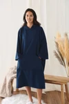 Frottee-Poncho