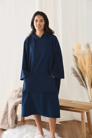 Frottee-Poncho