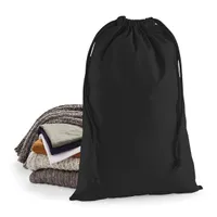 Drawstring carry handle bag in premium cotton