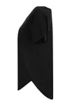 Scoop neck damen-T-Shirt Black