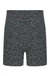 Bedruckte, nahtlose Kindershorts Dark Grey Marl