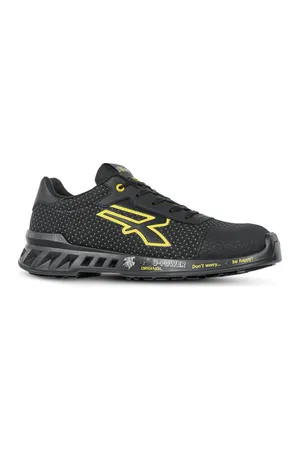 Sicherheitsschuhe Matt Black / Yellow