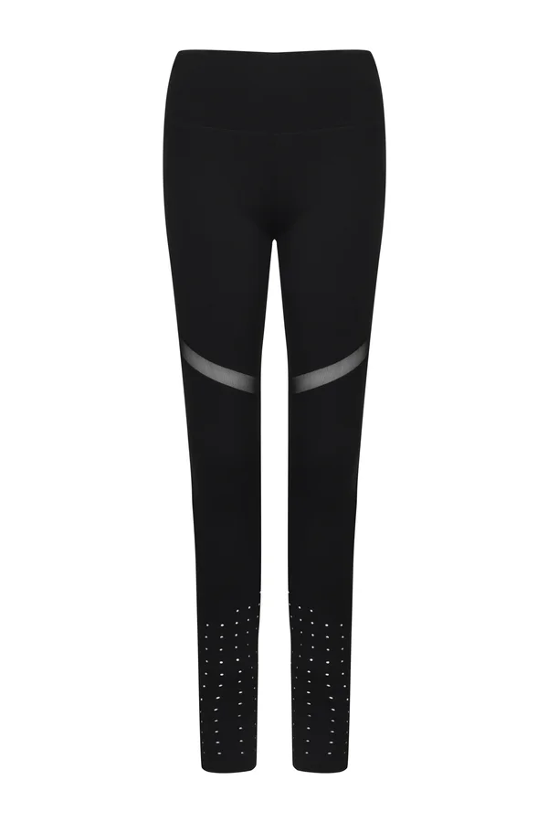 Legging mit Meshdetail Black