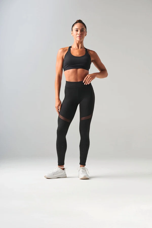 Legging mit Meshdetail