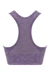 Seamless sports bra Purple Marl