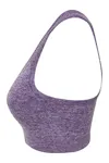 Seamless sports bra Purple Marl