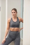Seamless sports bra
