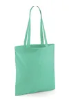 Shopper bag long handles Mint Green