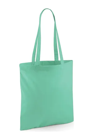 Shopper bag long handles Mint Green