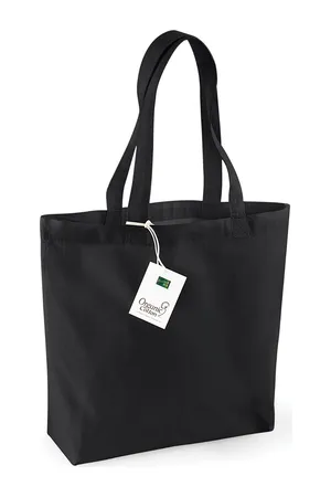 Organic Cotton Shopper Black