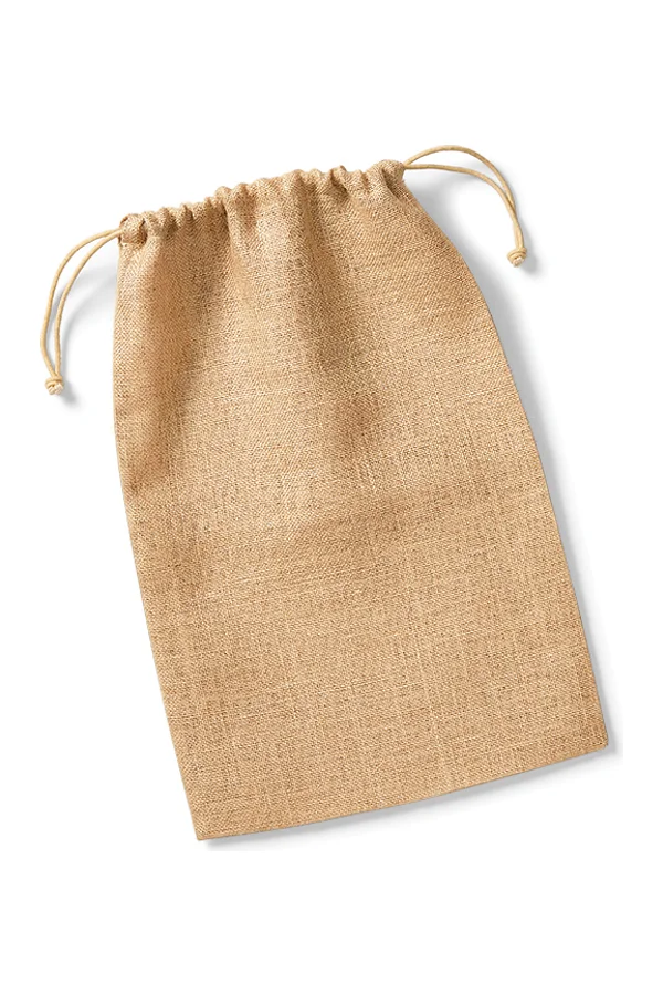 Jute Tasche mit Kordeln Natural