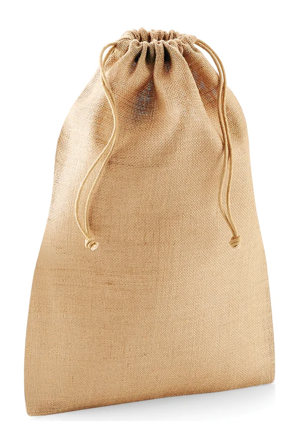 Jute Tasche mit Kordeln Natural