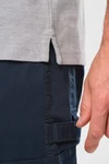 Kurzarm-Polohemd für Herren mit Druckknopfleiste am Kragen