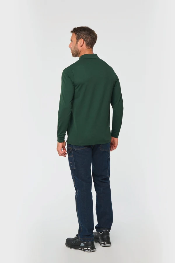 Polohemd mit langen Ärmeln