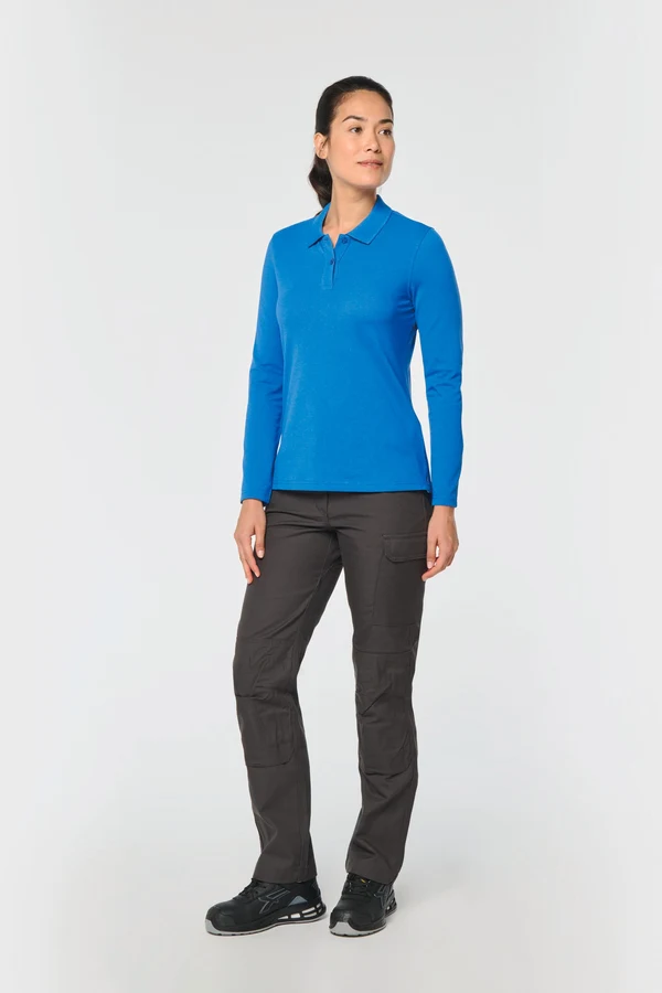 Langarm-Polohemd für Damen