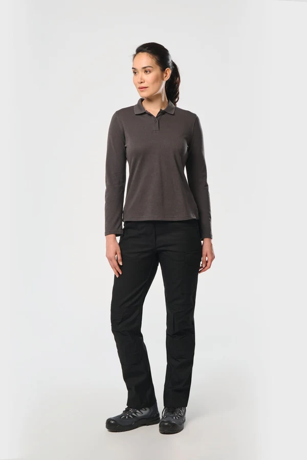 Langarm-Polohemd für Damen