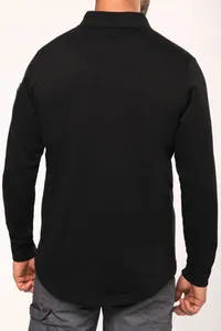 Sweatshirt mit Polokragen