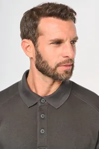 Sweatshirt mit Polokragen