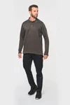 Sweatshirt mit Polokragen