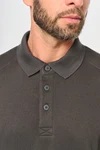 Sweatshirt mit Polokragen