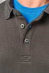Sweatshirt mit Polokragen