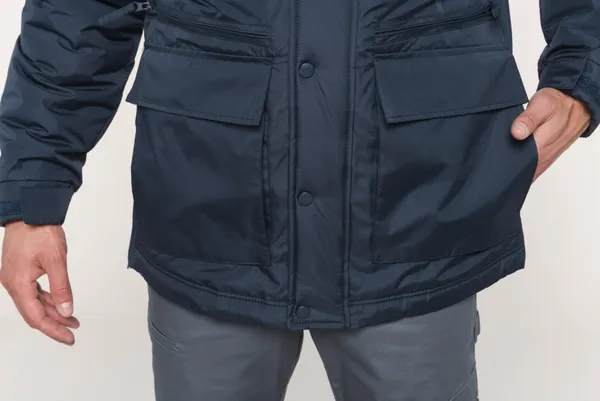 Workwear Parka mit abtrennbaren Ärmeln
