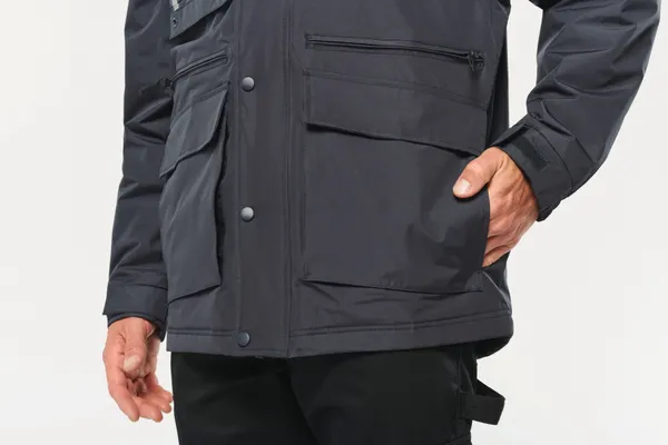 Workwear Parka mit abtrennbaren Ärmeln