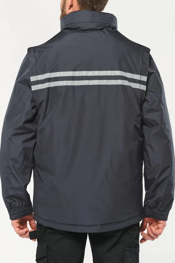 Workwear Parka mit abtrennbaren Ärmeln