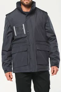 Workwear Parka mit abtrennbaren Ärmeln