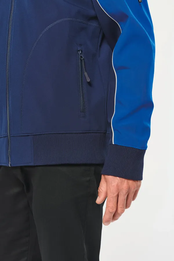 3-lagiger zweifarbiger Unisex-Softshell-Blouson
