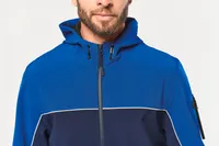 3-lagiger zweifarbiger Unisex-Softshell-Blouson