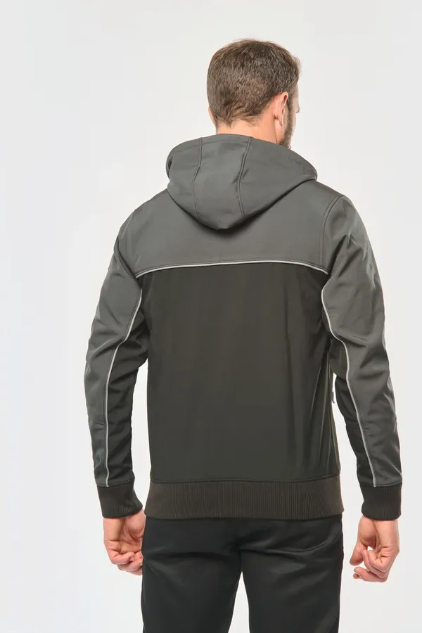 3-lagiger zweifarbiger Unisex-Softshell-Blouson