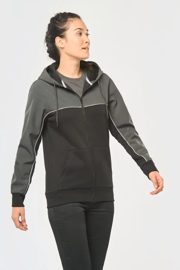 3-lagiger zweifarbiger Unisex-Softshell-Blouson