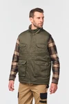Gefütterte Unisex-Weste aus  Baumwollpolyester