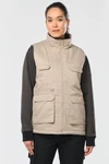 Gefütterte Unisex-Weste aus  Baumwollpolyester