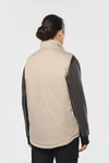 Gefütterte Unisex-Weste aus  Baumwollpolyester