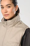 Gefütterte Unisex-Weste aus  Baumwollpolyester
